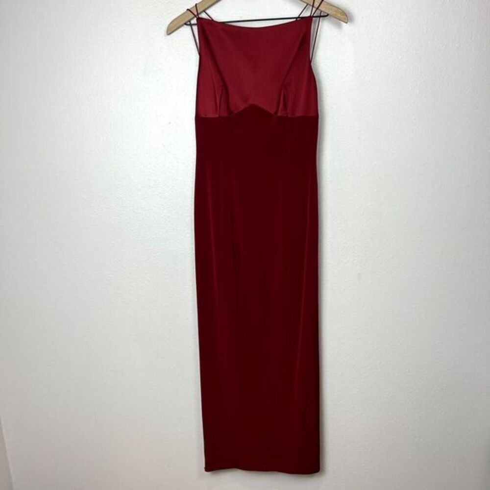 Tahari Red Maxi Dress